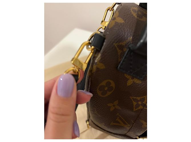 Louis Vuitton Monogram Canvas Palm Springs Mini Rucksack Braun Monogramm - Ansicht 2