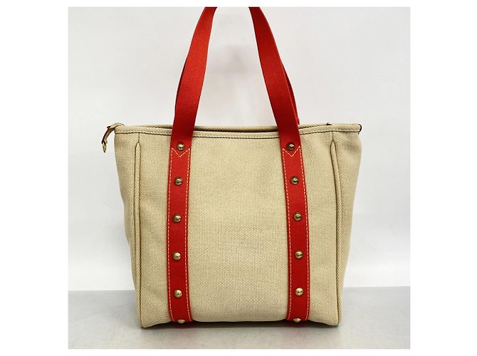 Borsa Tote Cabas MM Antigua Louis Vuitton M40035 Beige - vista 11