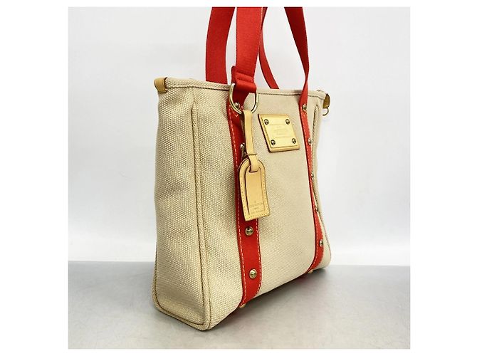 Borsa Tote Cabas MM Antigua Louis Vuitton M40035 Beige - vista 2