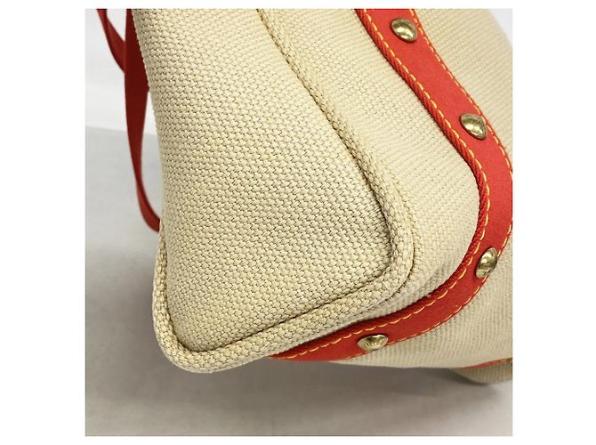 Borsa Tote Cabas MM Antigua Louis Vuitton M40035 Beige - vista 7