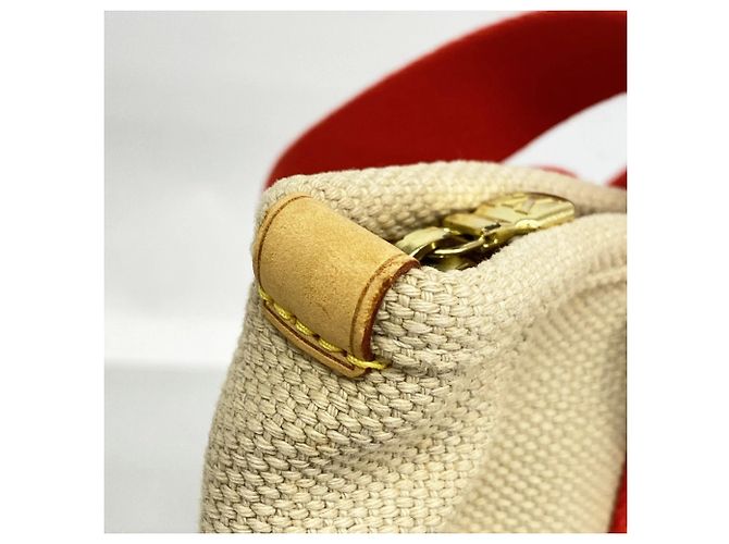 Borsa Tote Cabas MM Antigua Louis Vuitton M40035 Beige - vista 8