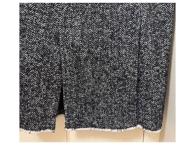 Autre Marque Abrigo de lana negro Talla 42 - vista 4