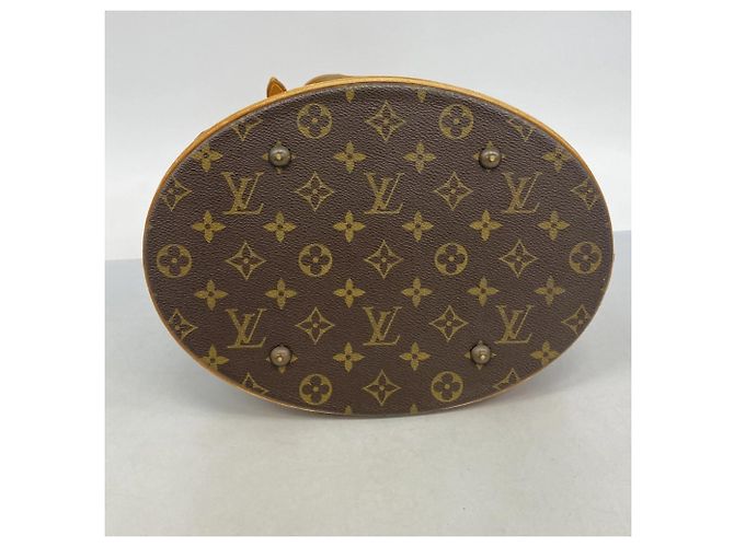 Borsa Tote Bucket GM Monogram Louis Vuitton Marrone - vista 3