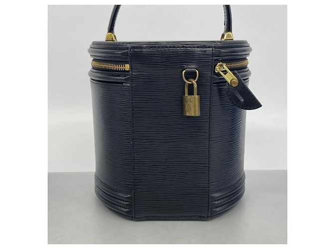 Bolso de mano Epi Cannes M48032 de Louis Vuitton Negro - vista 10
