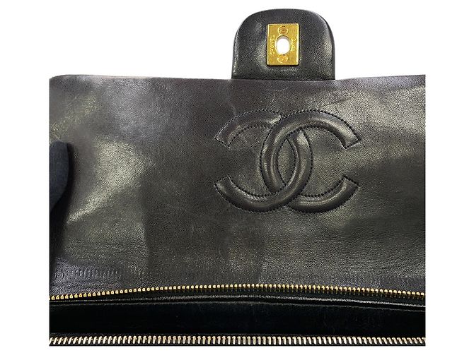 Borsa in pelle nera Chanel Nero - vista 10