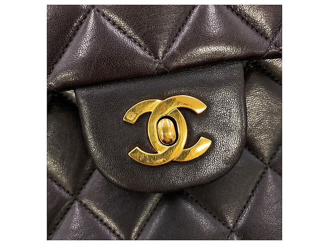 Borsa in pelle nera Chanel Nero - vista 15