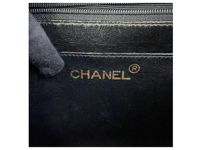 Borsa in pelle nera Chanel Nero - vista 16