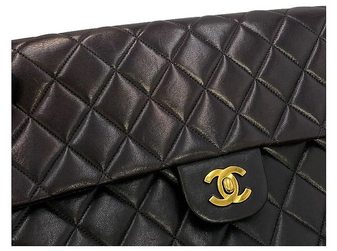 Borsa in pelle nera Chanel Nero - vista 6