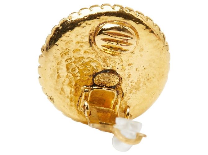Orecchini vintage a clip Coco Mark di Chanel D'oro - vista 3