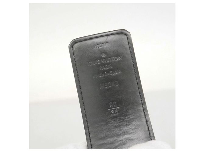 Cintura reversibile Monogram Eclipse di Louis Vuitton Nero - vista 2
