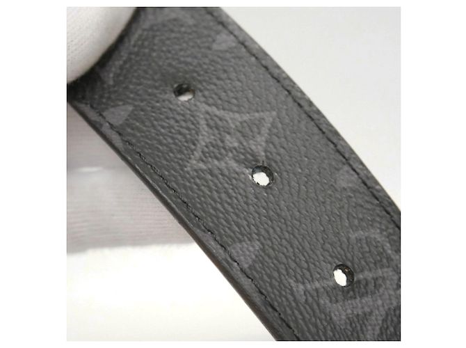 Cintura reversibile Monogram Eclipse di Louis Vuitton Nero - vista 3