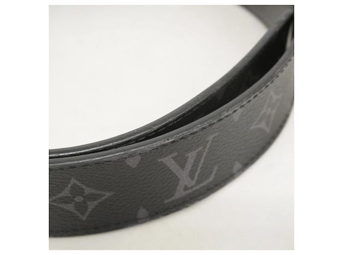 Cintura reversibile Monogram Eclipse di Louis Vuitton Nero - vista 4
