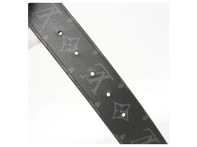 Cintura reversibile Monogram Eclipse di Louis Vuitton Nero - vista 7