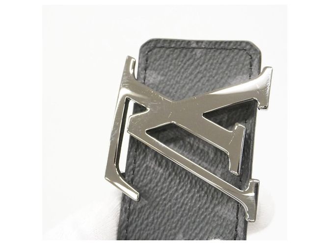 Cintura reversibile Monogram Eclipse di Louis Vuitton Nero - vista 9