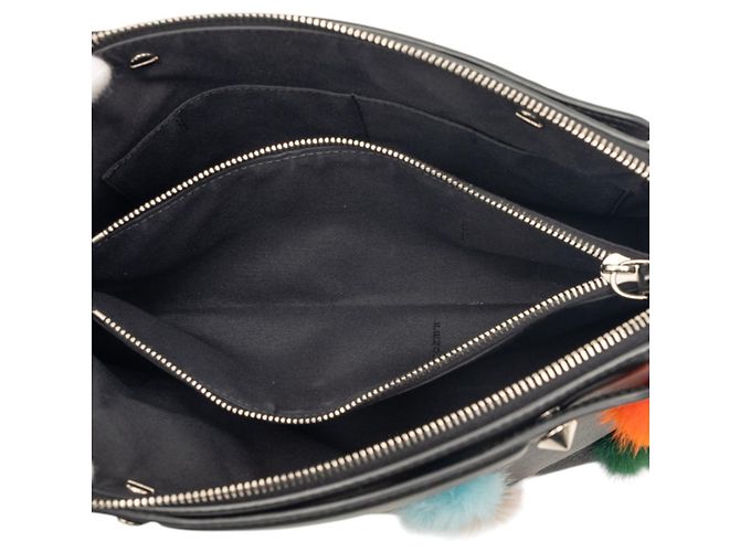 Borsa media Fendi By The Way Nero Multicolore - vista 4