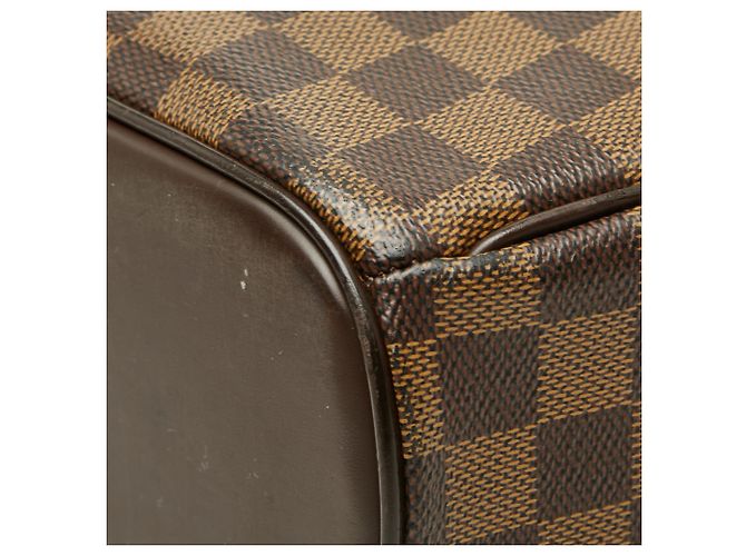 Borsa a mano orizzontale Damier Salia Louis Vuitton Marrone - vista 4