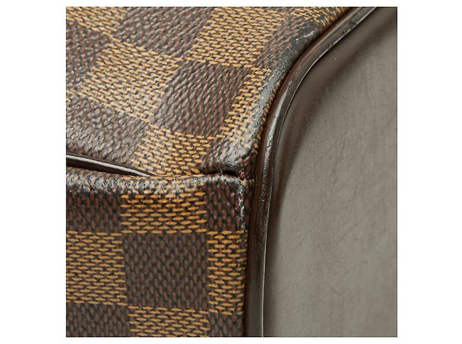 Borsa a mano orizzontale Damier Salia Louis Vuitton Marrone - vista 7