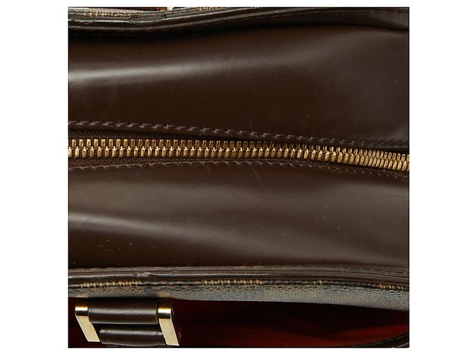 Borsa a mano orizzontale Damier Salia Louis Vuitton Marrone - vista 8