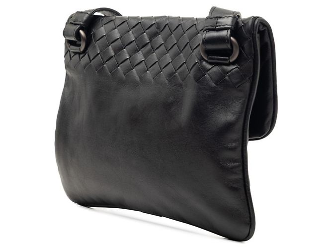 Borsa a tracolla Intrecciato di Bottega Veneta Nero - vista 2