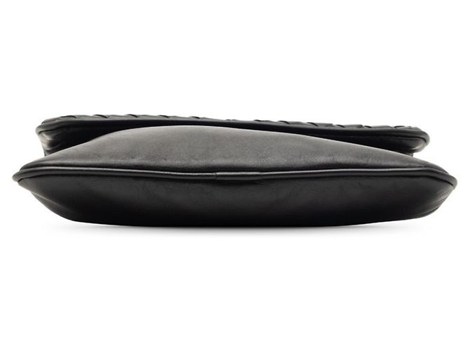 Borsa a tracolla Intrecciato di Bottega Veneta Nero - vista 3