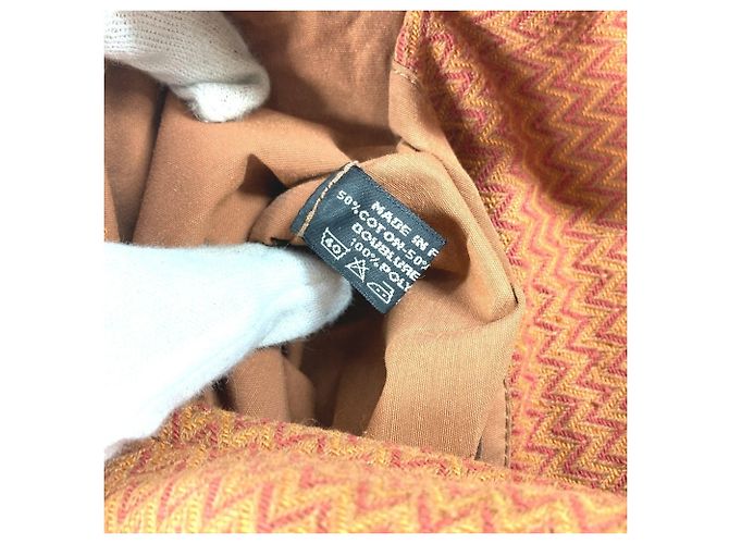 Hermès Orange Canvas Schultertasche - Ansicht 14