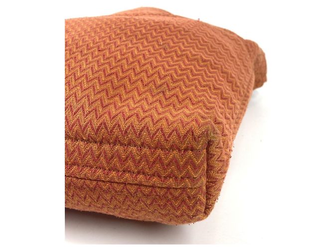 Hermès Orange Canvas Schultertasche - Ansicht 6