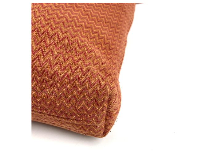 Hermès Orange Canvas Schultertasche - Ansicht 8