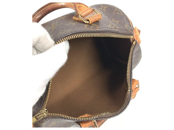 Louis Vuitton Monogram Speedy 25 Tasche Braun - Ansicht 11