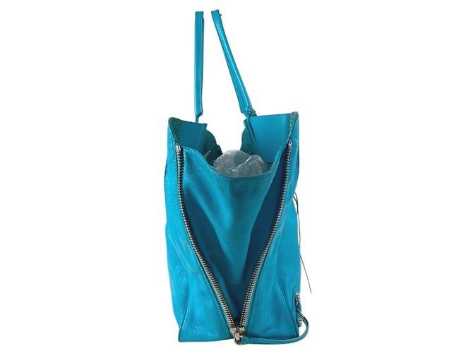 Borsa a spalla A4 The Paper in pelle blu di Louis Vuitton - vista 12