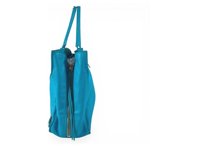 Borsa a spalla A4 The Paper in pelle blu di Louis Vuitton - vista 3