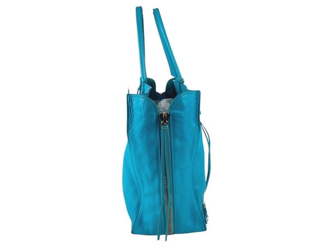Borsa a spalla A4 The Paper in pelle blu di Louis Vuitton - vista 4