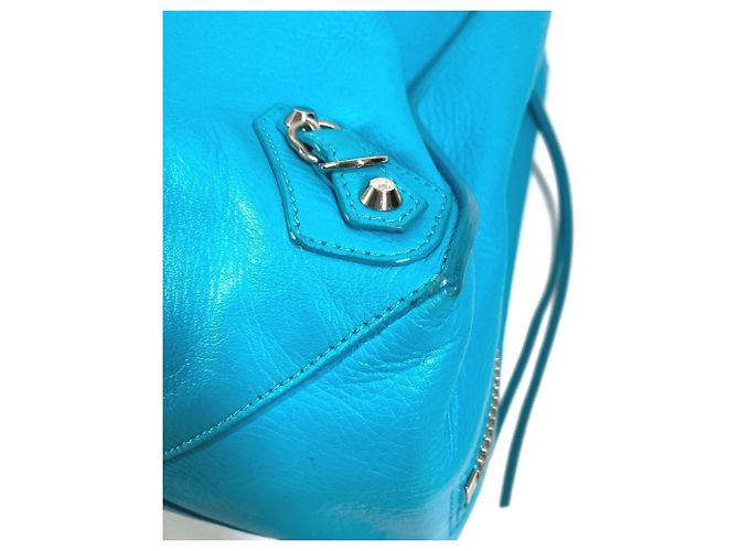 Borsa a spalla A4 The Paper in pelle blu di Louis Vuitton - vista 6