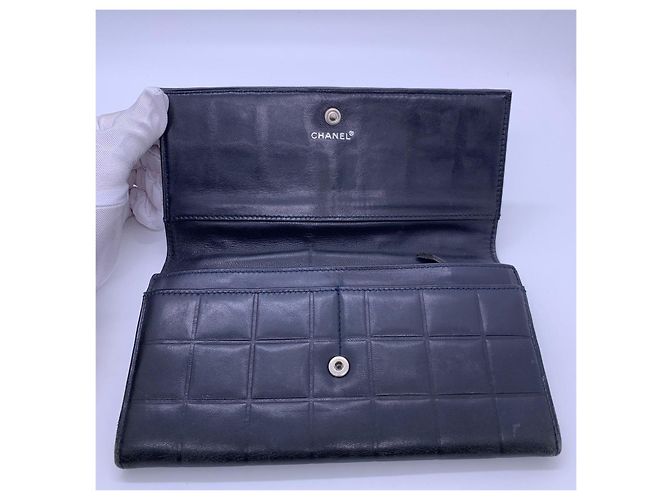 Cartera Chanel de cuero negro - vista 6