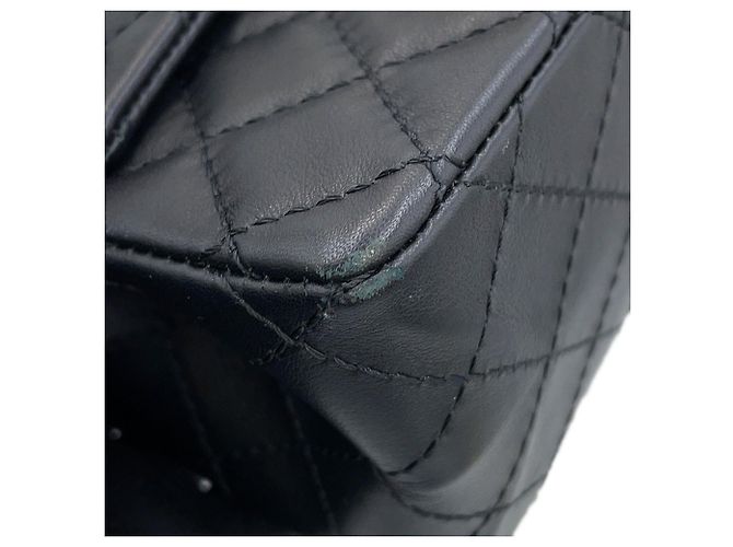 Borsa a Spalla Chanel Catena Matelassé 2.55 Mini Pelle Nero - vista 7