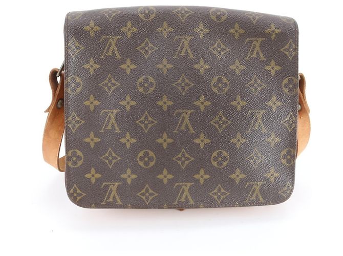 Borsa a spalla in pelle Monogram Cartouchiere MM di Louis Vuitton - vista 2