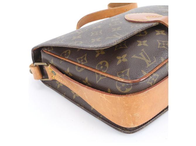 Borsa a spalla in pelle Monogram Cartouchiere MM di Louis Vuitton - vista 5