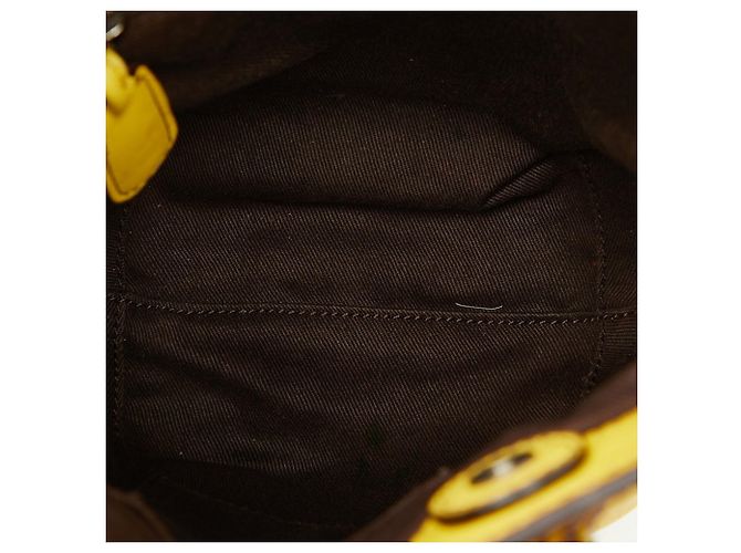 Borsa Anagram Fiesta Loewe Giallo - vista 7