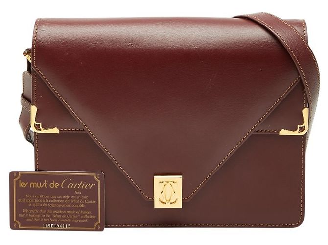 Borsa a tracolla con pattina Must Line di Cartier Bordò - vista 11