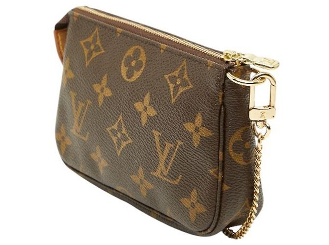 Mini Pochette Accessori Monogram Louis Vuitton Marrone - vista 2