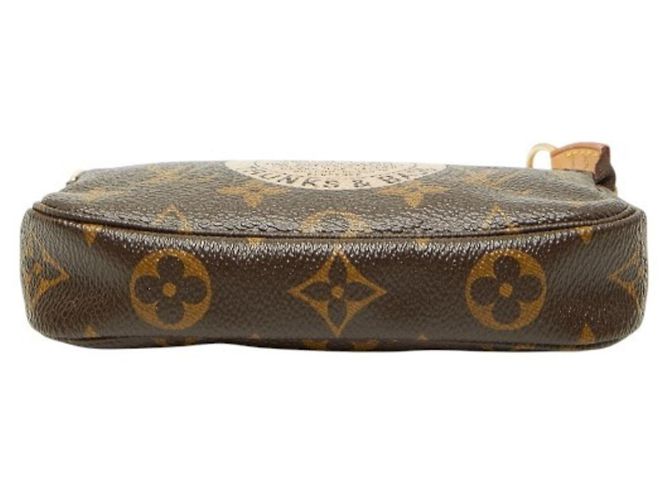 Mini Pochette Accessori Monogram Louis Vuitton Marrone - vista 3