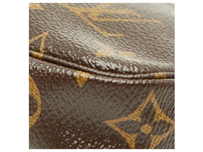 Mini Pochette Accessori Monogram Louis Vuitton Marrone - vista 4