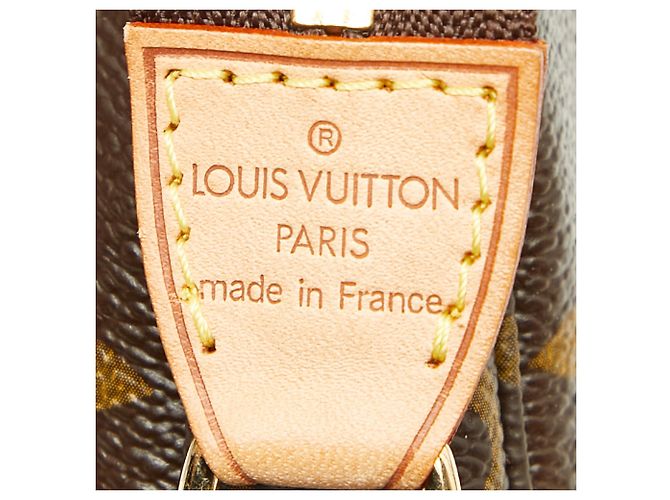 Mini Pochette Accessori Monogram Louis Vuitton Marrone - vista 9