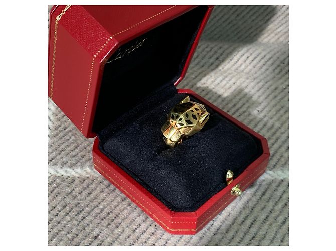 Anello Cartier Pantera Leopardo Oro Giallo 18K D'oro - vista 2
