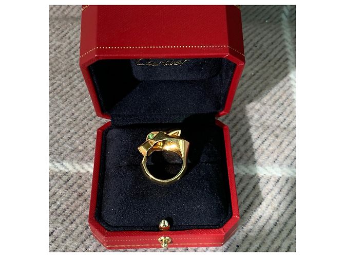 Anello Cartier Pantera Leopardo Oro Giallo 18K D'oro - vista 6