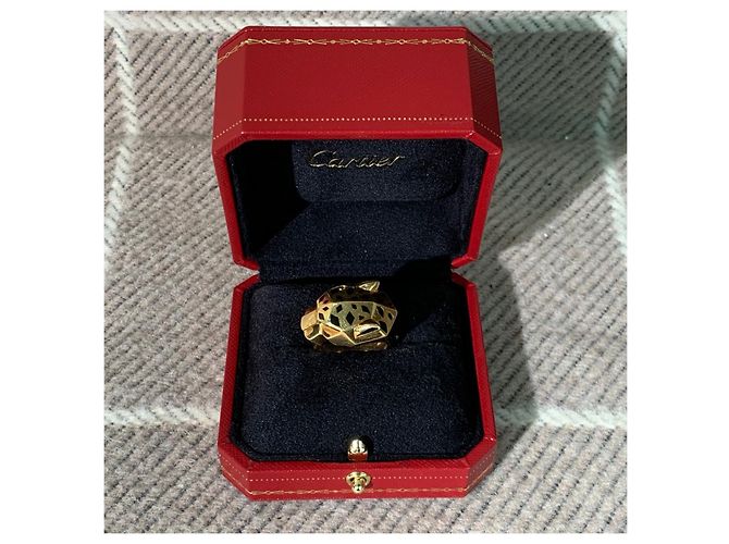 Anello Cartier Pantera Leopardo Oro Giallo 18K D'oro - vista 7