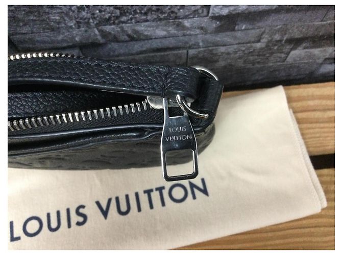 Louis Vuitton Pallas BB Empreinte Pelle Nera Nero - vista 5