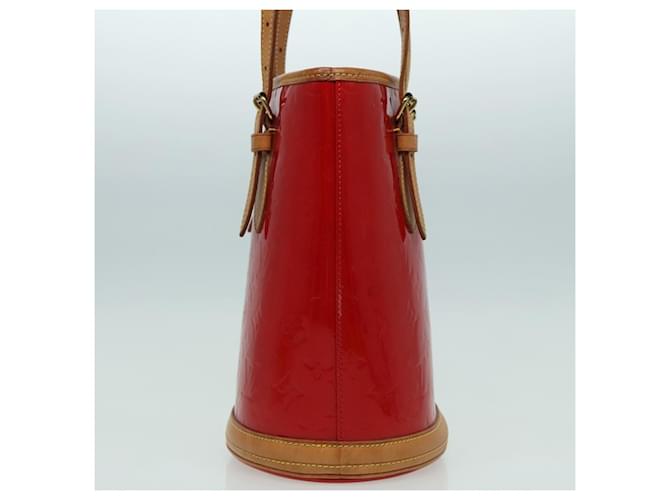 Bucket Borsa a secchiello Louis Vuitton Monogram Vernis PM Rosso - vista 3