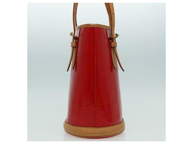 Bucket Borsa a secchiello Louis Vuitton Monogram Vernis PM Rosso - vista 4