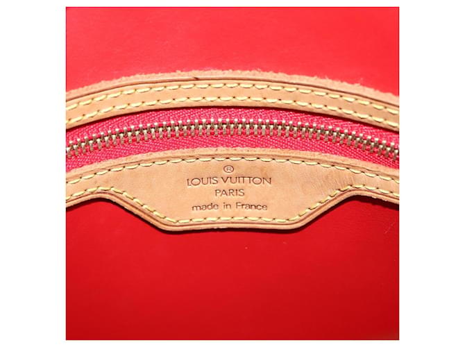 Bucket Borsa a secchiello Louis Vuitton Monogram Vernis PM Rosso - vista 6