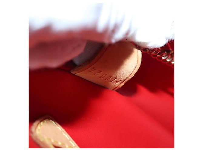 Bucket Borsa a secchiello Louis Vuitton Monogram Vernis PM Rosso - vista 7